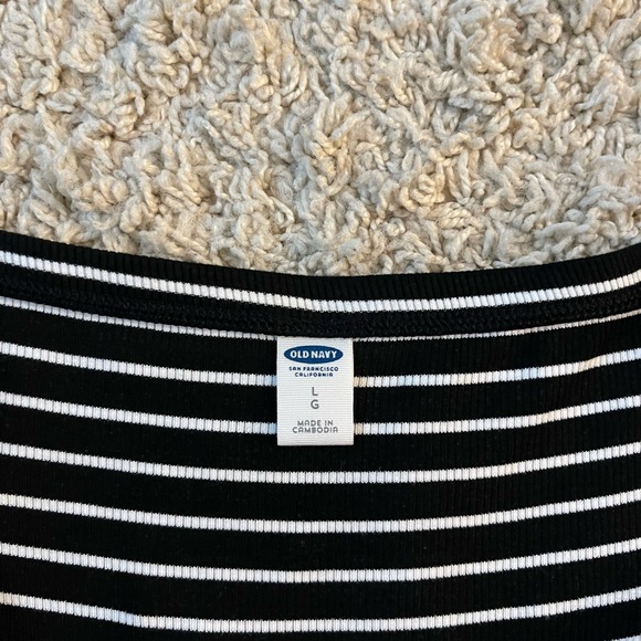 OLD NAVY off shoulder stripe dress - Picture 4 of 4
